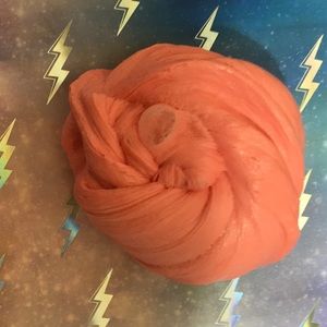 Metallic red butter slime